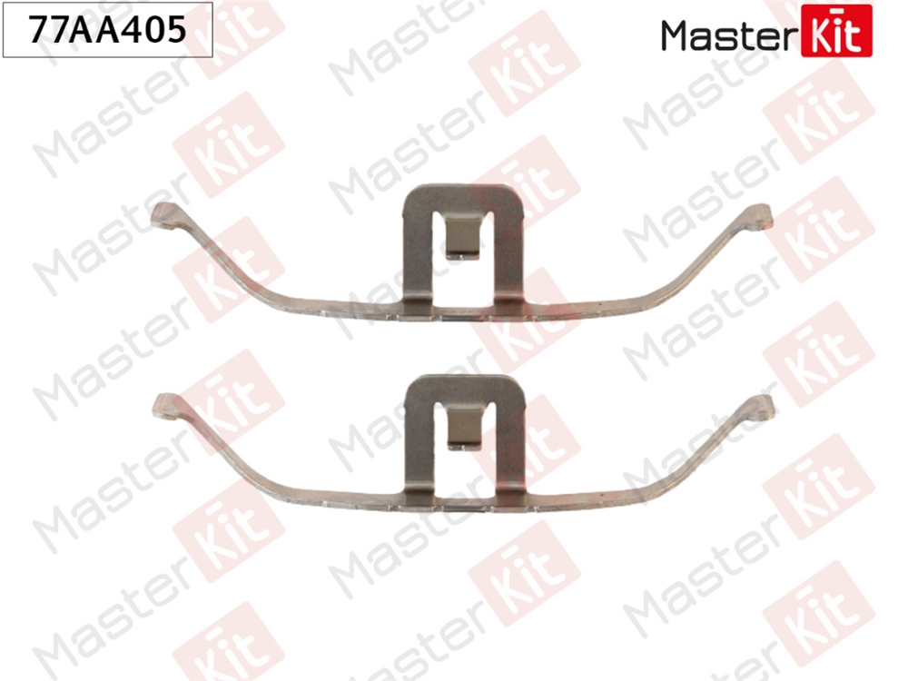 MASTERKIT 77AA405 Комплект установочный тормозных колодок Ford FOCUS II (DA , HCP, DP) 2004