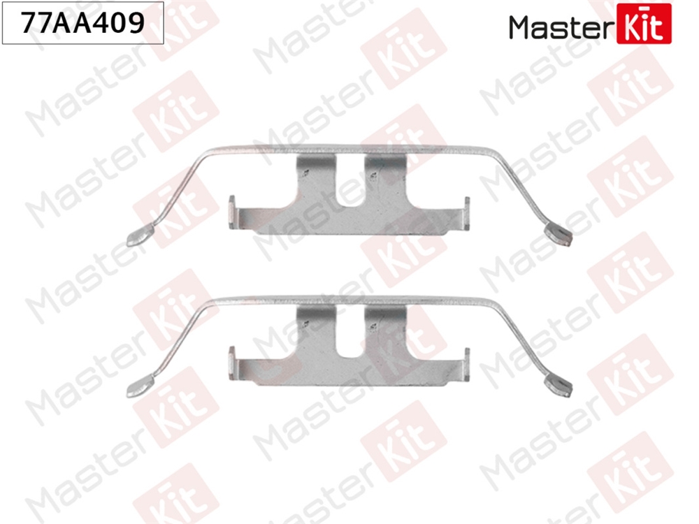 MASTERKIT 77AA409 Комплект установочный тормозных колодок