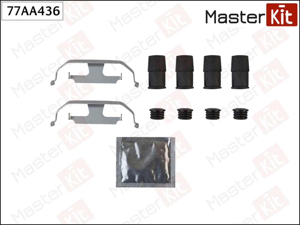 MASTERKIT 77AA436 Комплект установочный тормозных колодок BMW 3 (F30, F80) 2011 - 2018