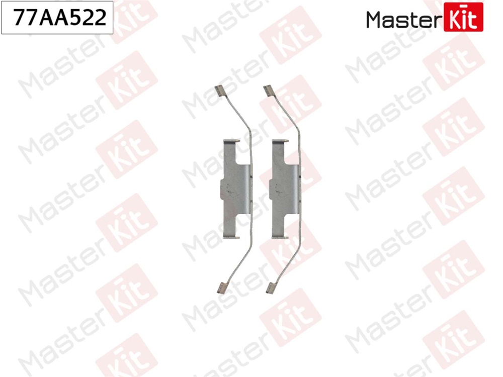 MASTERKIT 77AA522 Комплект установочный тормозных колодок BMW X1 (F48) 2014 -