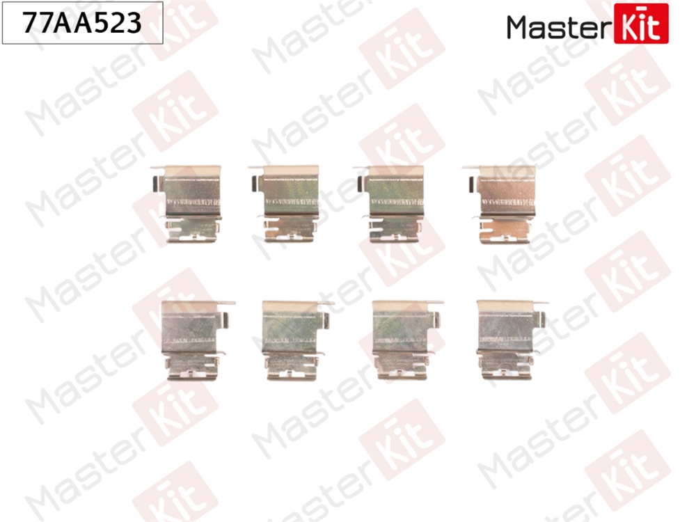 MASTERKIT 77AA523 Комплект установочный тормозных колодок MERCEDES-BENZ VITO Фургон (W447) 2014 -