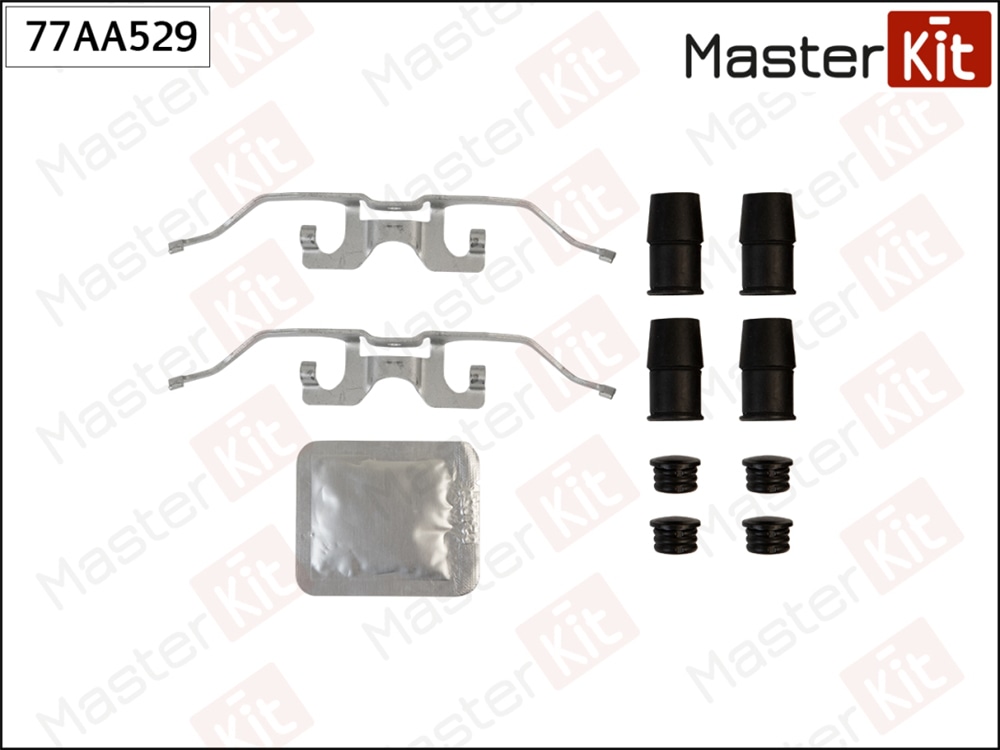 MASTERKIT 77AA529 Комплект установочный тормозных колодок Ford FOCUS III 2010 - 77AA529