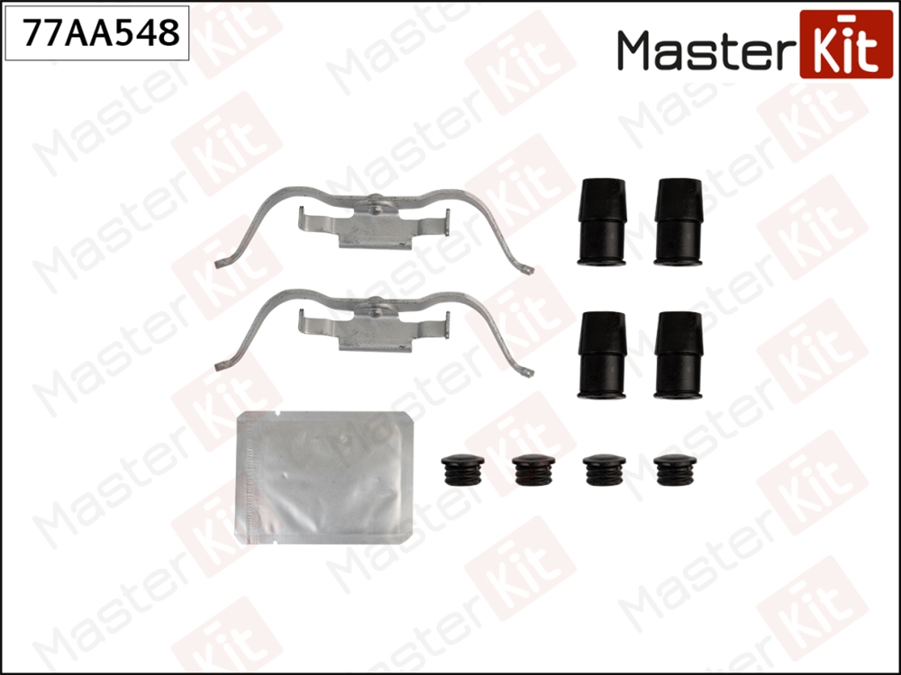 MASTERKIT 77AA548 Комплект установочный тормозных колодок LAND ROVER RANGE ROVER III 2002-