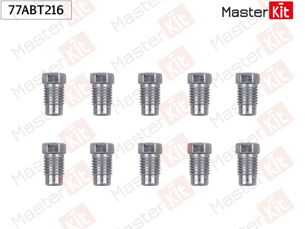 MASTERKIT 77ABT216 Штуцер тормозной трубки  M10x1.25 L18mm S10 D5mm Masterkit