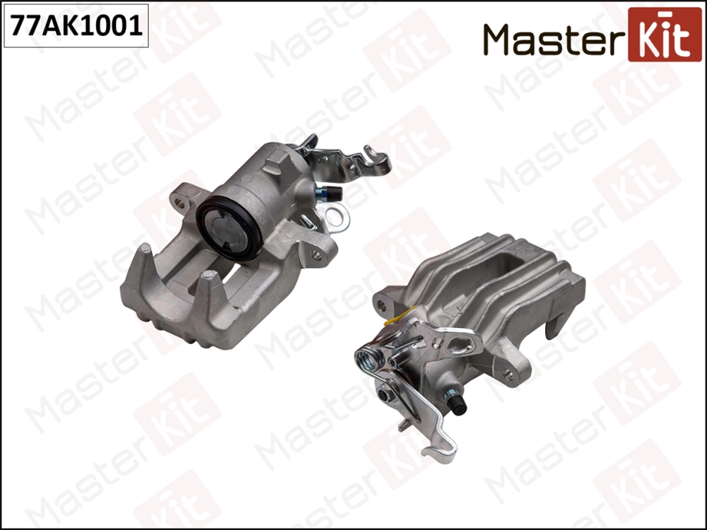 MASTERKIT 77AK1001 Суппорт тормозной зад. прав. Skoda Octavia II(1Z3,1Z5) 04-13,VW Jetta IV(162,163,AV3) 09-