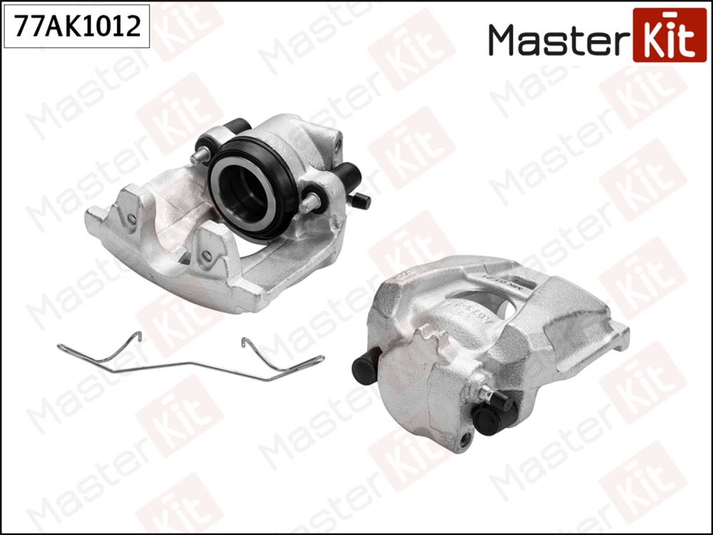 MASTERKIT 77AK1012 Суппорт тормозной перед. лев. Audi A4(8K2,8KH,8K5,B8),A5(8T3,8TA,8F7) 07-17