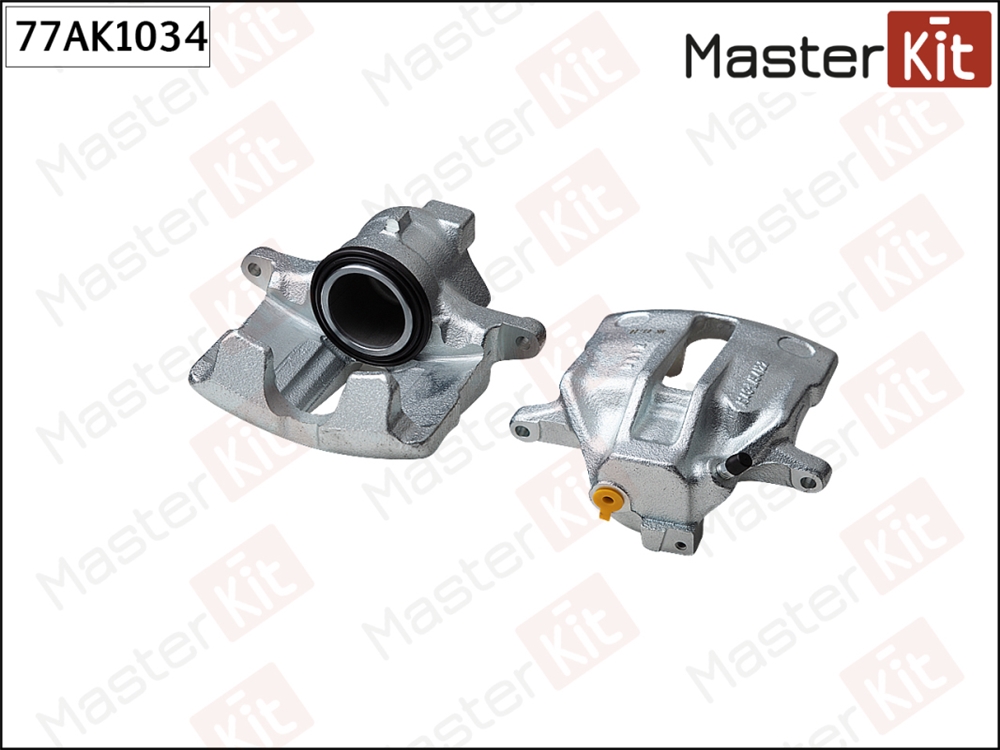 MASTERKIT 77AK1034 Суппорт тормозной перед. лев. Audi A4(8EC,8ED,B7) 04-08,VW Passat(3B2,3B6) 00-05