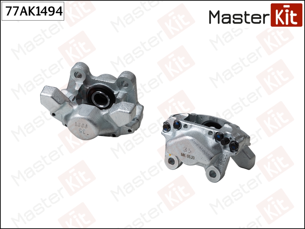 MASTERKIT 77AK1494 Тормозной суппорт зад.  лев. OPEL VECTRA B 95-