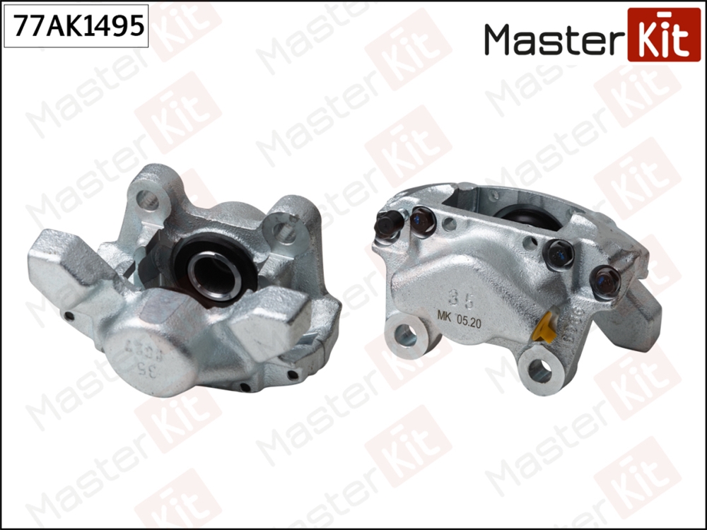 MASTERKIT 77AK1495 Тормозной суппорт зад.  прав. OPEL VECTRA B 95-