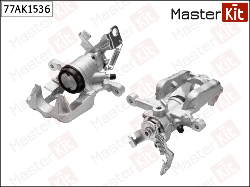 MASTERKIT 77AK1536 Суппорт тормозной CHEVROLET CRUZE/OPEL ASTRA J 09- зад.лев.