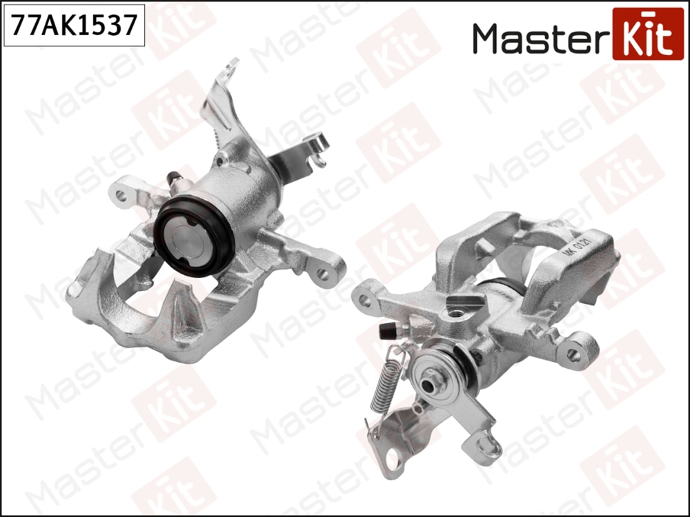 MASTERKIT 77AK1537 Суппорт тормозной CHEVROLET CRUZE/OPEL ASTRA J 09- зад.прав.