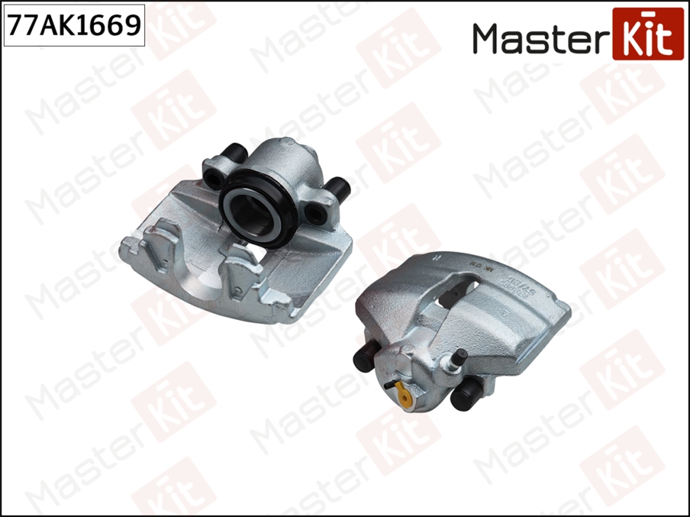MASTERKIT 77AK1669 Суппорт тормозной перед. прав. Audi A1 (8X1, 8XK) 2010 - 2018, Skoda FABIA II (542) 2006 - 2014, OCT 77AK1669