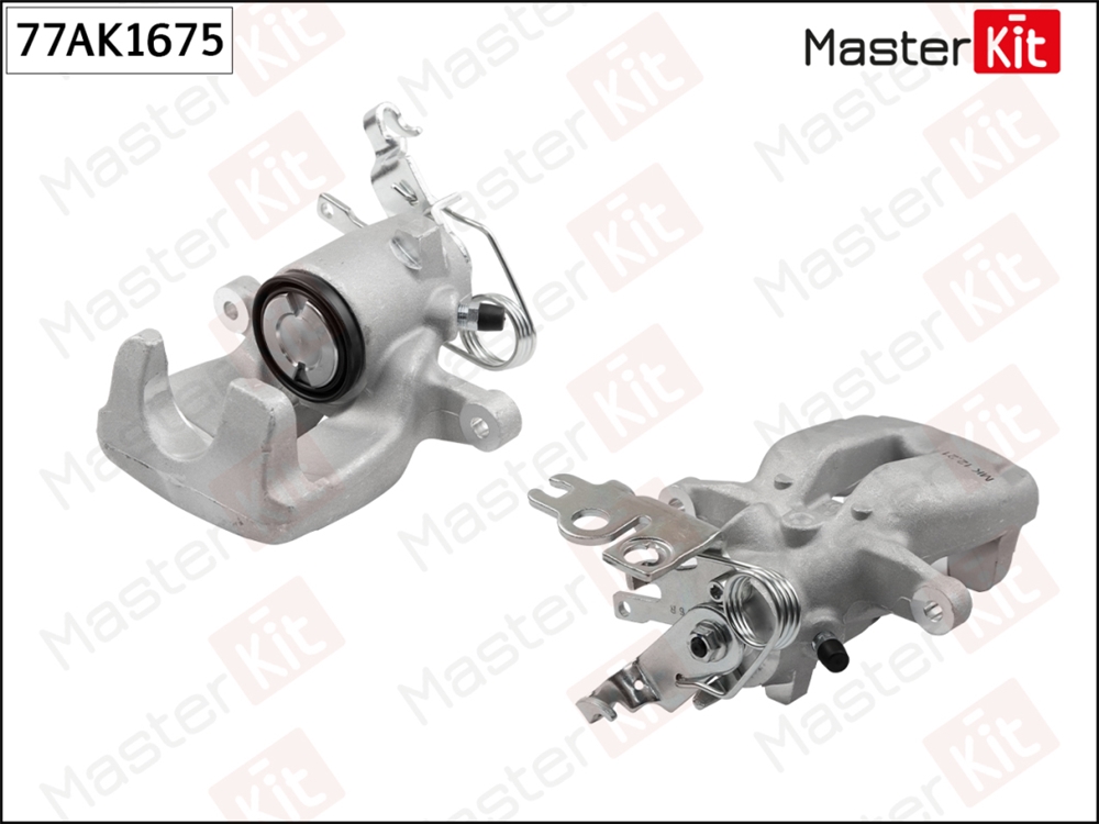 MASTERKIT 77AK1675 Суппорт тормозной зад. прав. VW Caddy III(2KB,2KJ,2CB,2CJ,2KA,2KH,2CA,2CH) 04-15