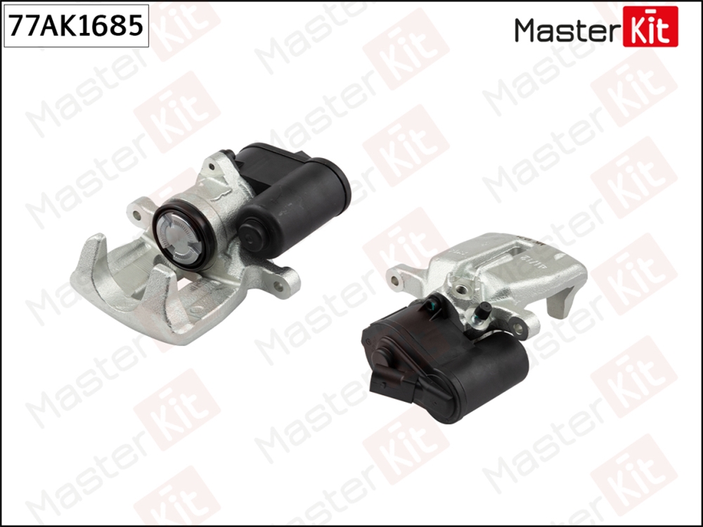 MASTERKIT 77AK1685 Суппорт тормозной зад. прав. Audi Q3 (8UB, 8UG) 2011 - 2018, Volkswagen TIGUAN (5N ) 2007 - 77AK1685 MASTERKIT