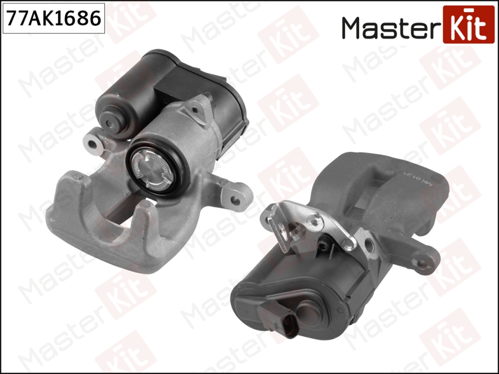 MASTERKIT 77AK1686 Тормозной суппорт зад. L