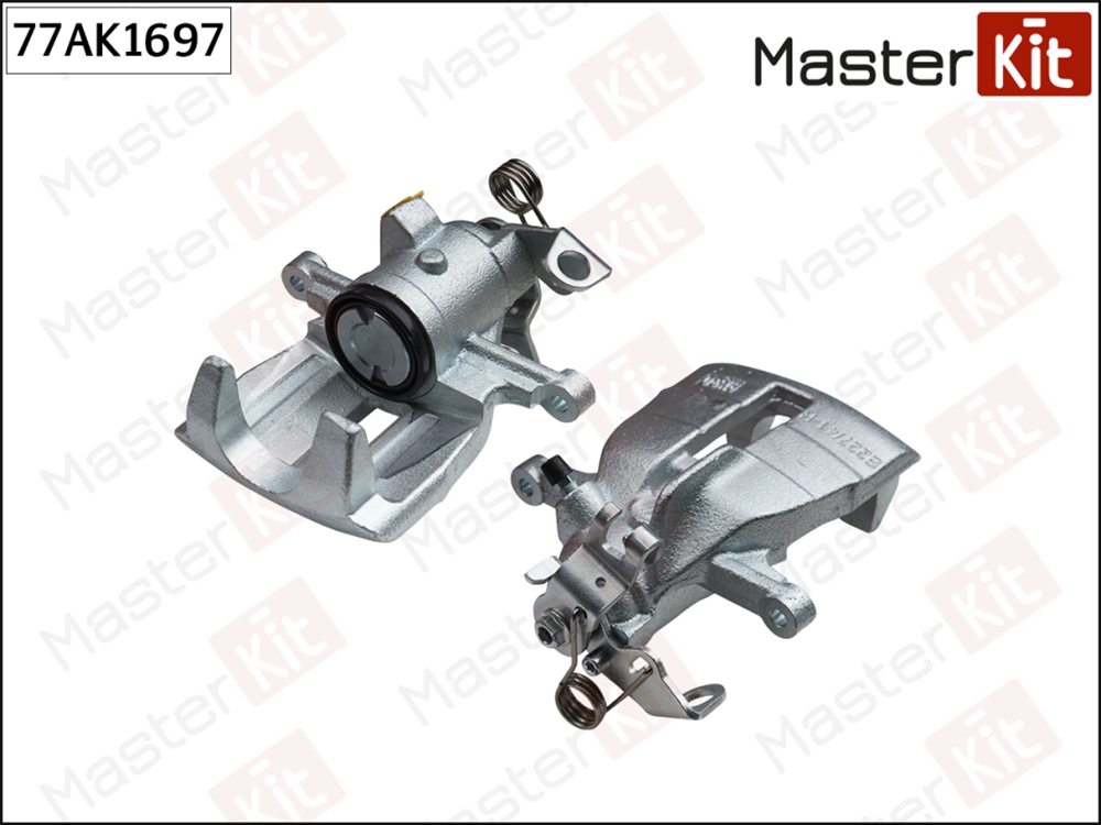 MASTERKIT 77AK1697 Суппорт тормозной зад. прав. VW Transporter VI(SGA,SGH),Multivan V(7HM,7HN,7HF) 03-