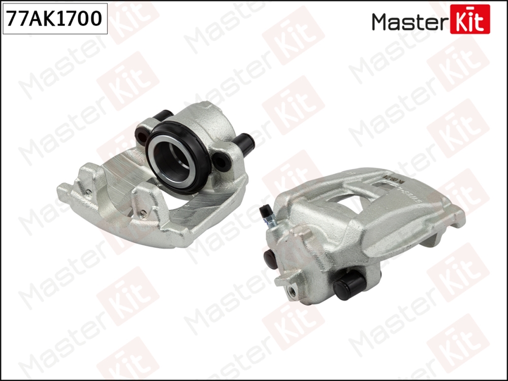 MASTERKIT 77AK1700 Суппорт тормозной перед. лев. Audi Q3(8UB,8UG) 11-18,VW Tiguan(5N ) 07-