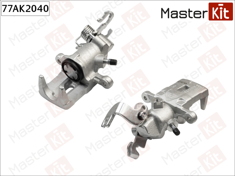 MASTERKIT 77AK2040 Суппорт тормозной зад. прав. Hyundai Lantra II(J-2) 95-00,Kia Cerato(LD) 04-
