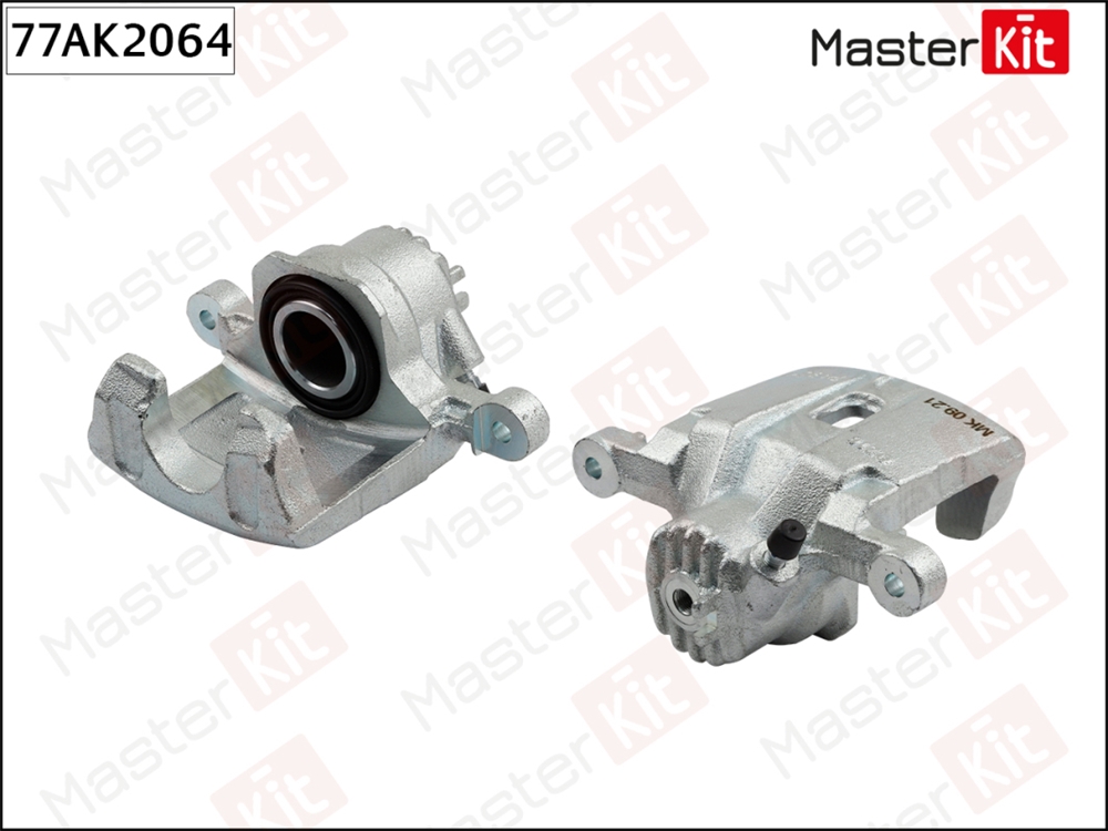 MASTERKIT 77AK2064 Суппорт тормозной зад. прав. Kia Sorento I(JC) 02-
