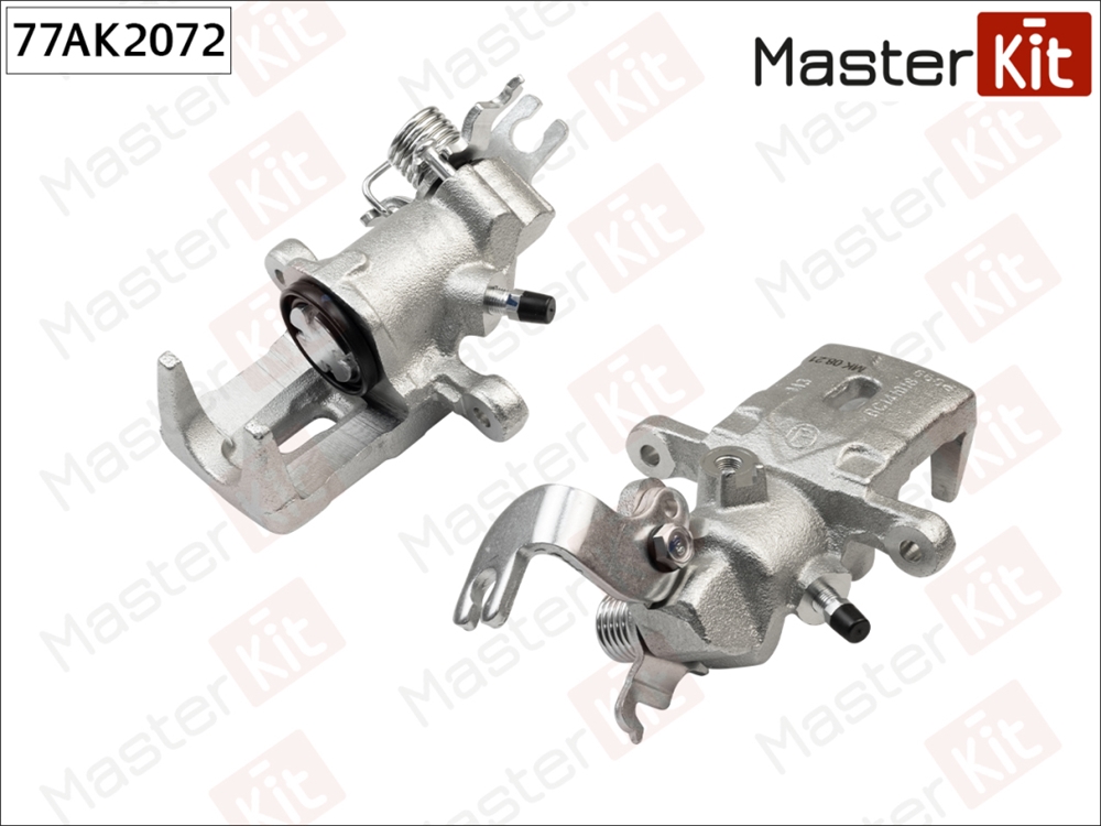 MASTERKIT 77AK2072 Тормозной суппорт зад. прав. HYUNDAI ELANTRA (XD) 2000-2006, KIA CERATO 2004 -