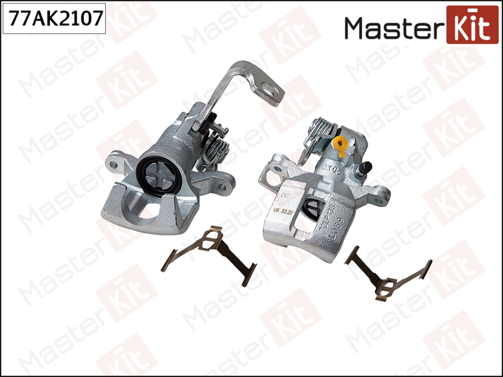 MASTERKIT 77AK2107 Суппорт тормозной зад. прав. Honda Jazz II(GD ,GE3,GE2),Jazz III(GE ,GG ,GP ) 01-