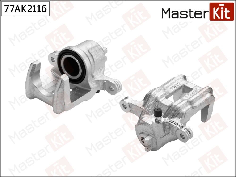 MASTERKIT 77AK2116 Суппорт тормозной зад. лев. Honda Accord VII(CM,CN),CR-V II(RD ) 01-08