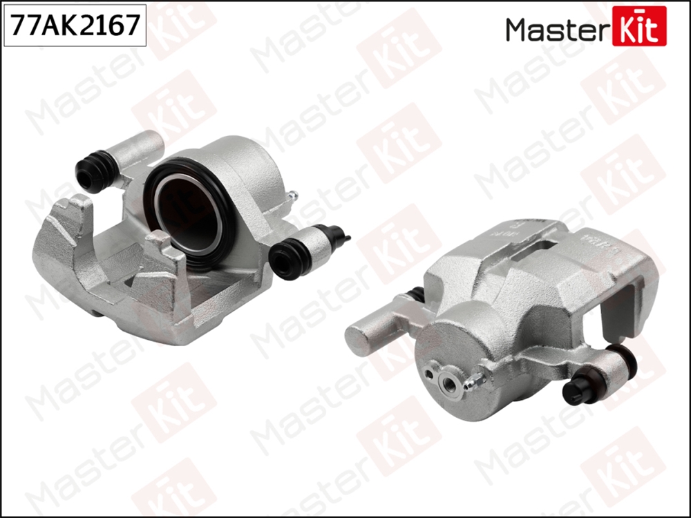 MASTERKIT 77AK2167 Суппорт тормозной пер. прав. Mazda 6 (GG) 2002-2008 77AK2167