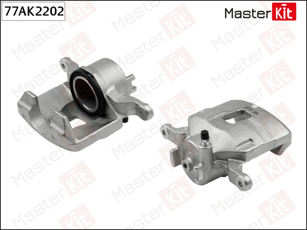 MASTERKIT 77AK2202 Суппорт тормозной MITSUBISHI PAJERO 2008-2015/L200 (KB/KL) 2015- пер.лев.