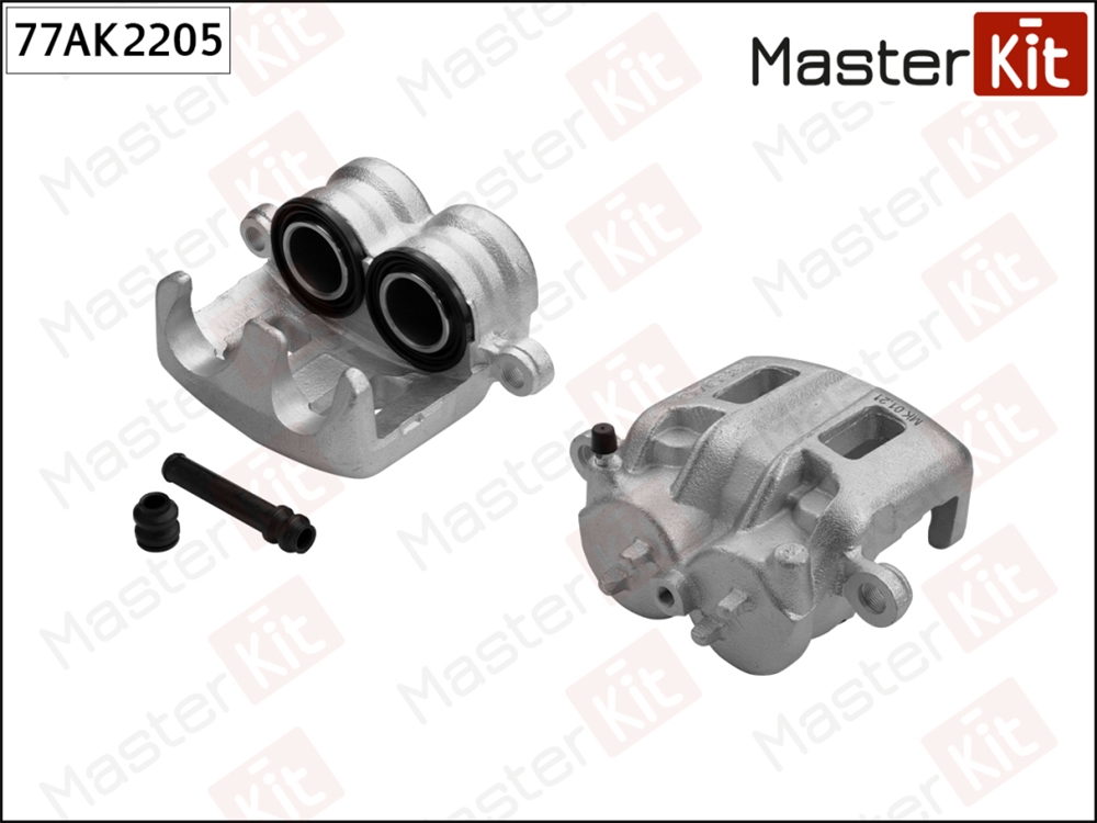 MASTERKIT 77AK2205 Суппорт тормозной перед. прав. Mitsubishi PAJERO III (V7 W, V6 W) 1999 - 2007, PAJERO IV (V Masterkit 77AK2205