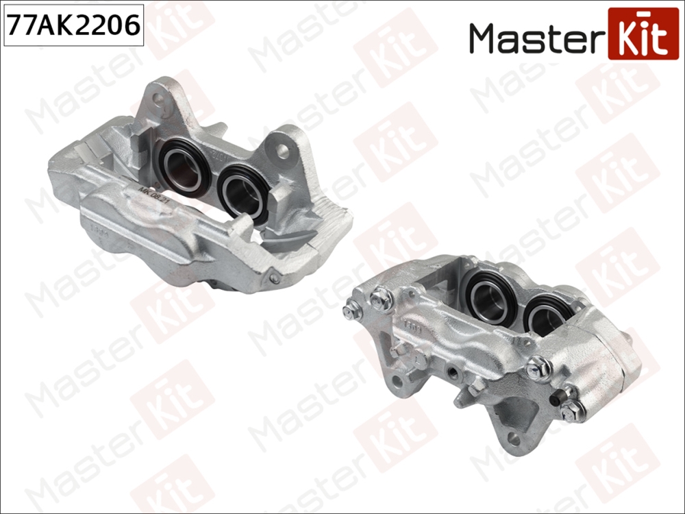 MASTERKIT 77AK2206 Суппорт тормозной MITSUBISHI PAJERO  06- пер.лев.