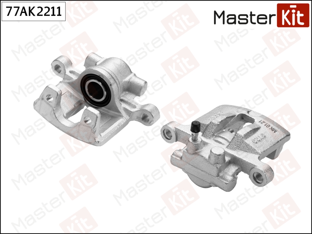 MASTERKIT 77AK2211 Суппорт тормозной зад.  прав. Mitsubishi LANCER VIII (CY A, CZ A) 2007 - Masterkit 77AK2211
