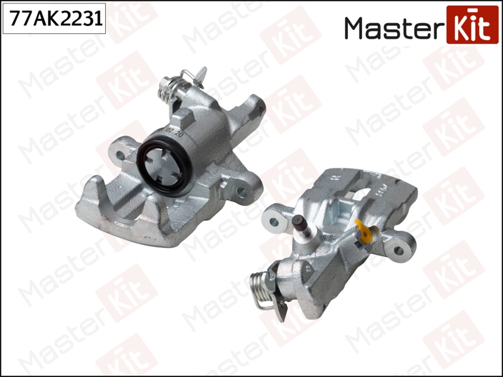 MASTERKIT 77AK2231 Суппорт тормозной NISSAN PRIMERA 96-02 зад.прав.