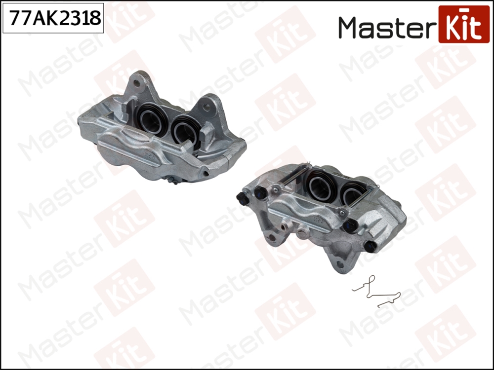 MASTERKIT 77AK2318 Суппорт торм. TOYOTA LAND CRUISER PRADO (02-) перед. прав. D 45мм