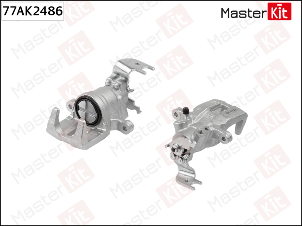 MASTERKIT 77AK2486 Суппорт тормозной зад. прав. Honda Accord VIII(CU,CW) 08-