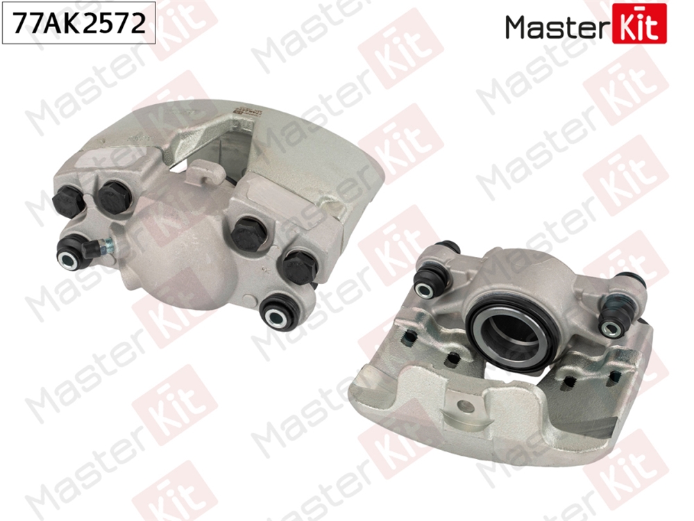 MASTERKIT 77AK2572 Суппорт тормозной перед. прав. Audi A4(8K2,B8,8K5,8KH),A5(8T3,8TA,8F7) 07-17