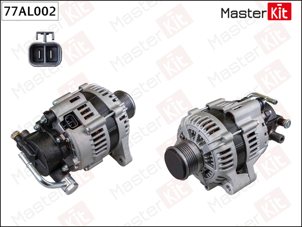 MASTERKIT 77AL002 Генератор HYUNDAI SANTA FE 00-/KIA SORENTO 01-06 120A