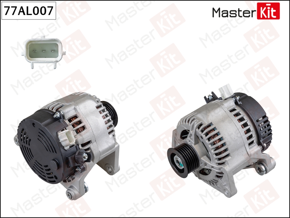 MASTERKIT 77AL007 Генератор 14V 80A