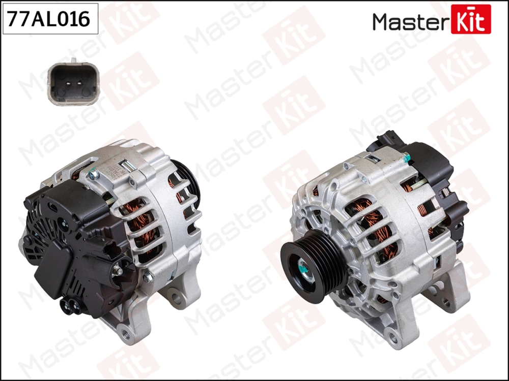 MASTERKIT 77AL016 Генератор 14V 90A