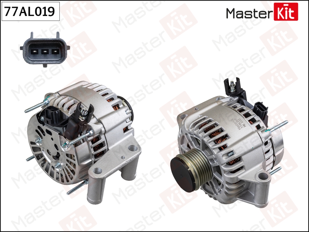 MASTERKIT 77AL019 Генератор FORD MONDEO -07 124A