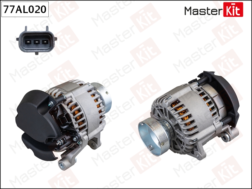 MASTERKIT 77AL020 Генератор FORD TRANSIT CONNECT 1.8TDCi 124A