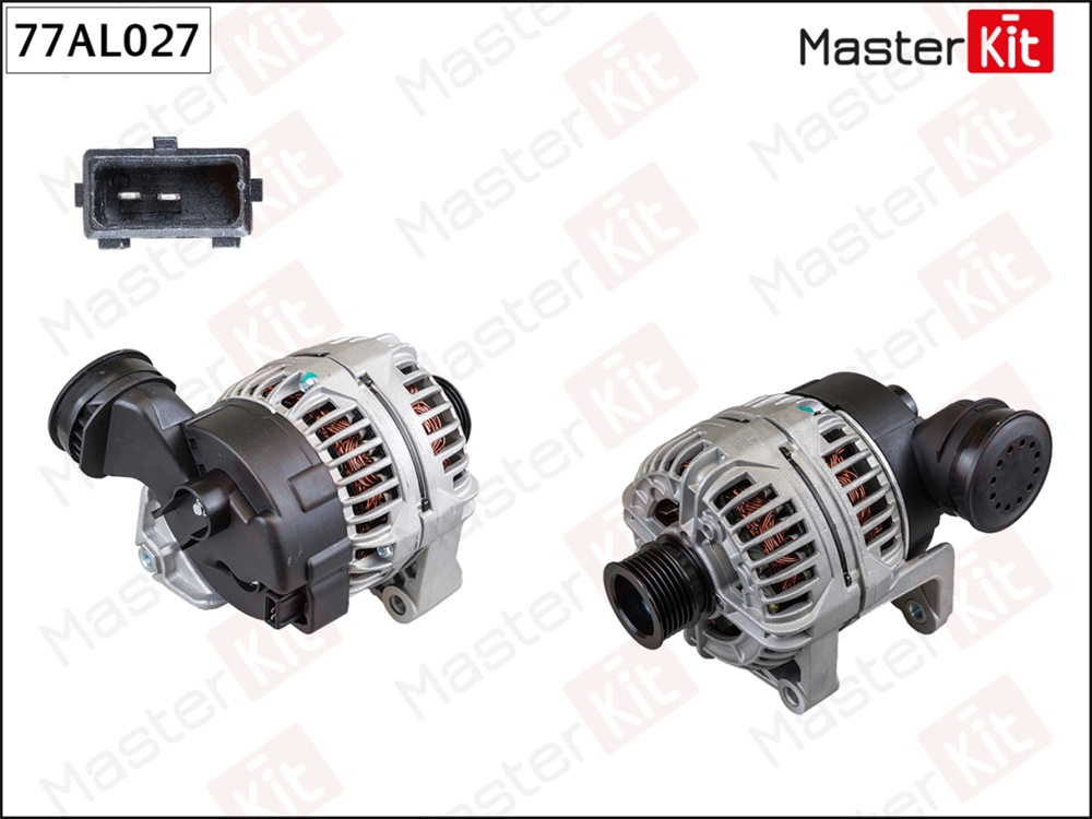 MASTERKIT 77AL027 Генератор BMW E46/E39/E53 2.0-3.0 120A