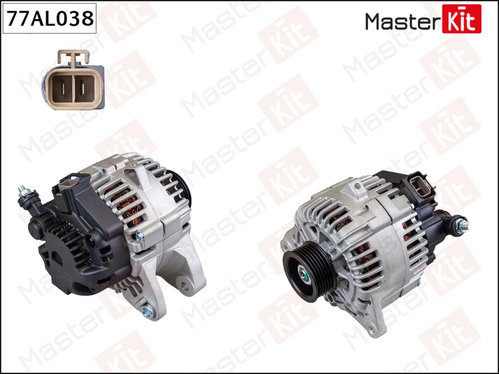 MASTERKIT 77AL038 Генератор 14V 120A