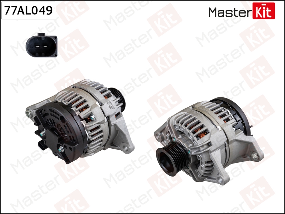 MASTERKIT 77AL049 Генератор FIAT DUCATO/IVECO 2.3D 110A