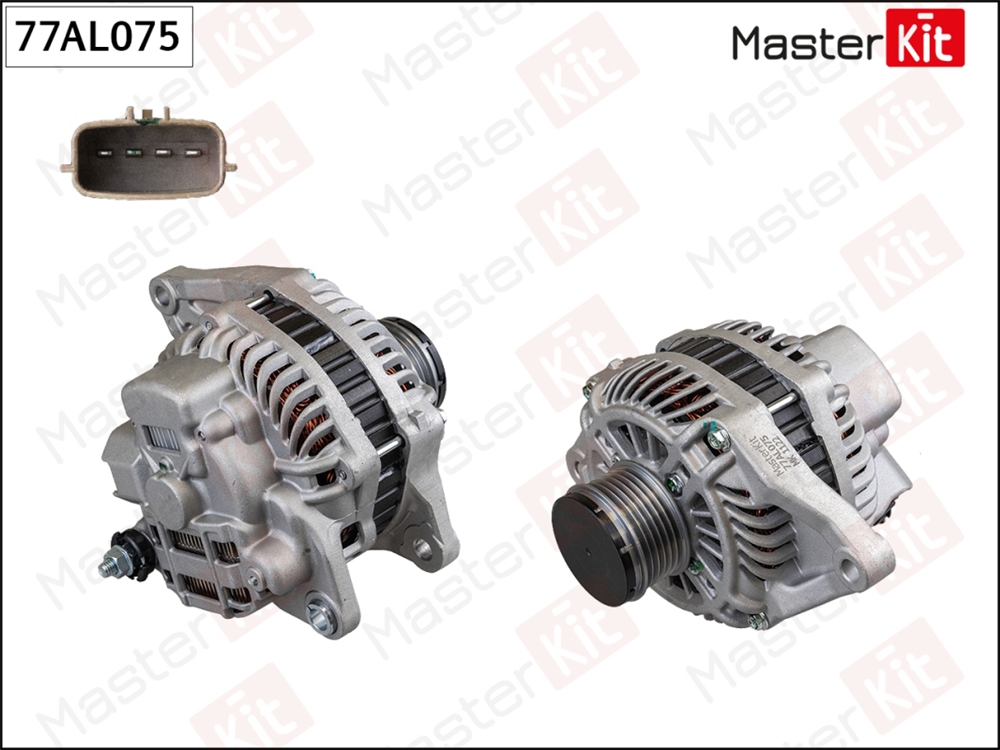 MASTERKIT 77AL075 Генератор MITSUBISHI OUTLANDER III 105A