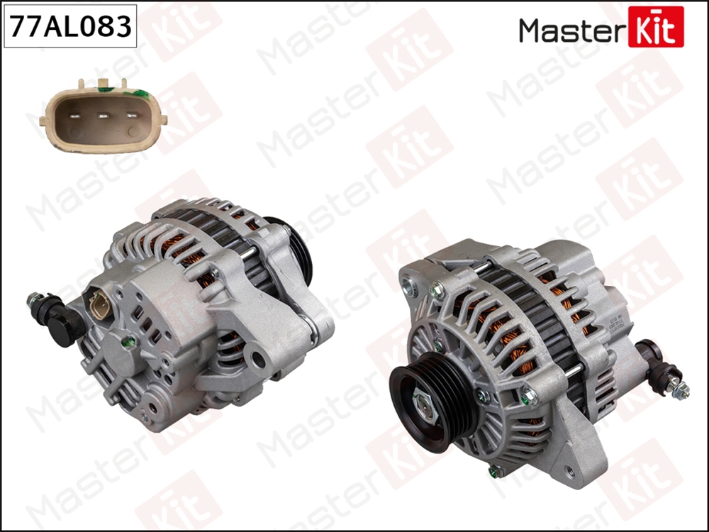 MASTERKIT 77AL083 Генератор SUZUKI SX4/GRAND VITARA/LIANA/SWIFT 1.3-1.6 5PK 70A