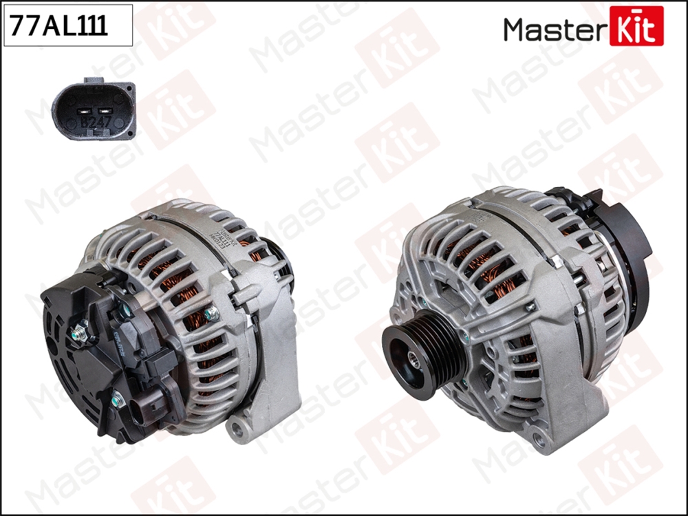 MASTERKIT 77AL111 Генератор MB W210/211/220/463/163 150А