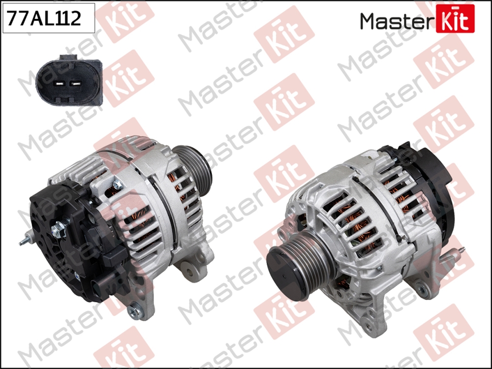 MASTERKIT 77AL112 Генератор VAG 1.6TDI-2.0TDI 03- 110A