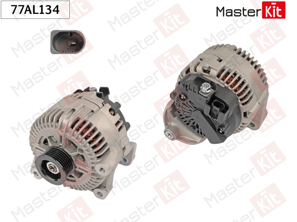 MASTERKIT 77AL134 Генератор BMW X5(E70),X6(E71,E72) 06-14 (14V,170A)