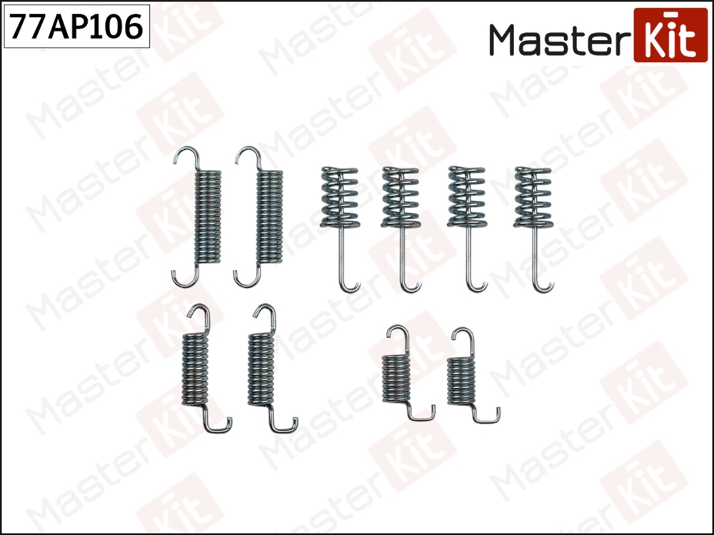 MASTERKIT 77AP106 Комплект установочный барабанных колодок VW CRAFTER 30-35 (2E ) 2006 - 2016