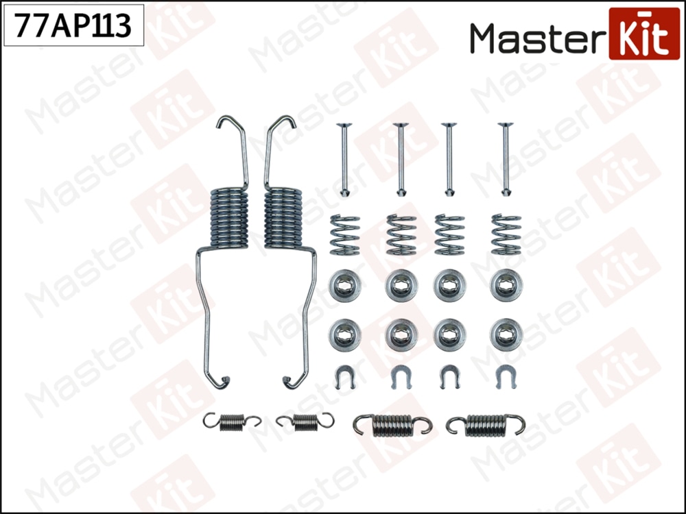 MASTERKIT 77AP113 Комплект установочный барабанных колодок Toyota RAV 4 II ( A2 ) 2000 - 2005